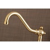 image:imageKingston Brass KS3247AX 8Inch Center Wall Mount Bathroom Faucet Brushed BrassBrushed Brass
