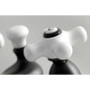 image:imageKingston Brass KS3601PX Restoration 4Inch Centerset Lavatory Faucet with Porcelain Cross Handle Polished ChromeMatte Black