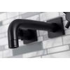 image:imageKingston Brass KS6120DX Concord TwoHandle Wall Mount Bathroom Faucet Matte BlackMatte Black