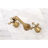 image:imageKingston Brass KS7125AX English Country TwoHandle Wall Mount Bathroom Faucet Oil Rubbed BronzeAntique Brass