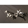 image:imageKingston Brass KS7125AX English Country TwoHandle Wall Mount Bathroom Faucet Oil Rubbed BronzePolished Nickel