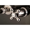 image:imageKingston Brass KS7125AX English Country TwoHandle Wall Mount Bathroom Faucet Oil Rubbed BronzePolished Nickel