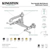 image:imageKingston Brass KS7245BL Wall Mount Bathroom Faucet Oil Rubbed BronzeOil Rubbed Bronze