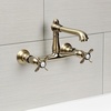 image:imageKingston Brass KS7248BEX Essex Wall Mount Bathroom Faucet Brushed NickelAntique Brass