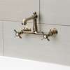 image:imageKingston Brass KS7248BEX Essex Wall Mount Bathroom Faucet Brushed NickelAntique Brass