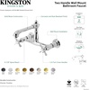 image:imageKingston Brass KS7248BEX Essex Wall Mount Bathroom Faucet Brushed NickelAntique Brass