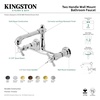 image:imageKingston Brass KS7248BEX Essex Wall Mount Bathroom Faucet Brushed NickelPolished Chrome