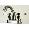 image:imageKingston Brass KS7611BPL 4 in Centerset Bathroom Faucet Polished ChromePolished Brass
