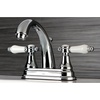 image:imageKingston Brass KS7611BPL 4 in Centerset Bathroom Faucet Polished ChromePolished Brass