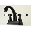 image:imageKingston Brass KS7611BPL 4 in Centerset Bathroom Faucet Polished ChromePolished Brass