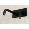 image:imageKingston Brass KS8115DL SingleHandle Wall Mount Bathroom Faucet Oil Rubbed BronzeMatte Black