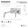 image:imageKingston Brass KS8115DL SingleHandle Wall Mount Bathroom Faucet Oil Rubbed BronzeOil Rubbed Bronze