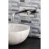 image:imageKingston Brass KS8115DL SingleHandle Wall Mount Bathroom Faucet Oil Rubbed BronzePolished Chrome