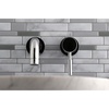 image:imageKingston Brass KS8115DL SingleHandle Wall Mount Bathroom Faucet Oil Rubbed BronzePolished Chrome