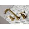 image:imageKingston Brass KS8120CML Manhattan 2Handle 8 in Wall Mount Bathroom Faucet Matte BlackAntique Brass