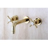 image:imageKingston Brass KS8120ZX Millennium Bathroom Faucet Matte Black 8 x 275 x 225Polished Brass