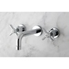 image:imageKingston Brass KS8120ZX Millennium Bathroom Faucet Matte Black 8 x 275 x 225Polished Chrome