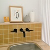 image:imageKingston Brass KS8122DL Concord 2Handle Wall Mount Bathroom Faucet Polished BrassMatte Black