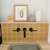 image:imageKingston Brass KS8122DL Concord 2Handle Wall Mount Bathroom Faucet Polished BrassMatte Black