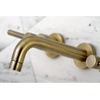 image:imageKingston Brass KS8122DL Concord 2Handle Wall Mount Bathroom Faucet Polished BrassPolished Brass