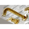image:imageKingston Brass KS8122ML Milano 2Handle 8 in Wall Mount Bathroom Faucet Polished BrassPolished Brass