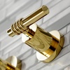 image:imageKingston Brass KS8122ML Milano 2Handle 8 in Wall Mount Bathroom Faucet Polished BrassPolished Brass