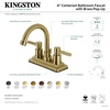 image:imageKingston Brass KS8666DL Concord DoubleHandle 4 Centerset Bathroom Faucet with Brass PopUp Polished Nickel
