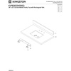 image:imageKingston Brass KVPB3022M38SQ Templeton 30Inch Carrara Marble Vanity Sink Top 8 Faucet Drillings in Carrara MarbleCarrara Marble