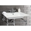 image:imageKingston Brass LBT25227W34 Continental Vanity Sink Top White 2519 x 2206 x 6 1 countWhite