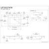 image:imageKingston Brass LBT25227W34 Continental Vanity Sink Top White 2519 x 2206 x 6 1 countWhite