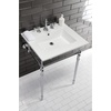 image:imageKingston Brass LBT25227W34 Continental Vanity Sink Top White 2519 x 2206 x 6 1 countWhite