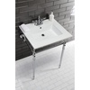 image:imageKingston Brass LBT25227W34 Continental Vanity Sink Top White 2519 x 2206 x 6 1 countWhite