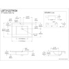 image:imageKingston Brass LBT31227W34 Continental 31Inch Ceramic Vanity Sink Top 4 Faucet Drillings in White