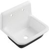 image:imageGourmetier GCLWS22187 Petra Galley 22 x 18 Cast Iron Wall Mount Utility Sink White