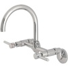 image:imageKingston Brass Concord 8Inch Adjustable Center Wall Mount Kitchen Faucet Polished ChromePolished Chrome
