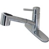 image:imageKingston Brass GSC8571WDL Gourmetier Wilshire 8Inch Centerset Single Handle Kitchen Faucet with PullOut Sprayer  Polished ChromePolished Chrome