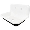 image:imageKingston Brass Gourmetier GCLWS302019 30X20 Single Bowl Wall Mounted Sink White
