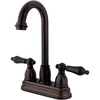 image:imageKingston Brass KB3498AL Restoration 4inch Centerset Bar Faucet Brushed NickelOil Rubbed Bronze