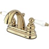 image:imageKingston Brass KB5611PL Restoration 4Inch Centerset Lavatory Faucet Polished ChromePolished Brass