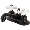 image:imageKingston Brass KB600PL Restoration 4 Centerset Bathroom Faucet Matte Black 688 x 45 x 288Matte Black