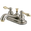 image:imageKingston Brass KB608AL Restoration 4Inch Centerset Lavatory Faucet Brushed NickelBrushed NickelPolished Brass