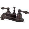 image:imageKingston Brass KB608AL Restoration 4Inch Centerset Lavatory Faucet Brushed NickelOil Rubbed Bronze