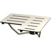 image:imageKingston Brass KBSS2821MW Adascape 28 x 21 Wall Mount Fold Down Shower Seat Dark Mahogany Wood GrainStainless SteelBrushed Stainless Steel