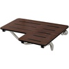 image:imageKingston Brass KBSS2821MW Adascape 28 x 21 Wall Mount Fold Down Shower Seat Dark Mahogany Wood GrainStainless SteelDark Mahogany Wood GrainStainless Steel