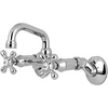 image:imageKingston Brass KS212SB Kingston TwoHandle 2Hole Wall Mount Bar Faucet in Brushed BrassPolished Chrome