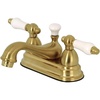 image:imageKingston Brass KS3607PL 4 in Centerset Bathroom Faucet Brushed BrassBrushed Brass