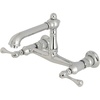 image:imageKingston Brass KS7245BL Wall Mount Bathroom Faucet Oil Rubbed BronzePolished Chrome