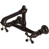 image:imageKingston Brass KS7246AX 8Inch Center Wall Mount Bathroom Faucet Polished NickelOil Rubbed Bronze
