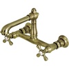 image:imageKingston Brass KS7247AX English Country Bathroom Faucet Brushed Brass 1031 x 506 x 231Antique Brass