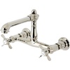 image:imageKingston Brass KS7248BEX Essex Wall Mount Bathroom Faucet Brushed NickelPolished Nickel